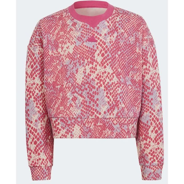 adidas Sweatshirt adidas FI Allover Print SWT Jr. HR5828 Pulóver
