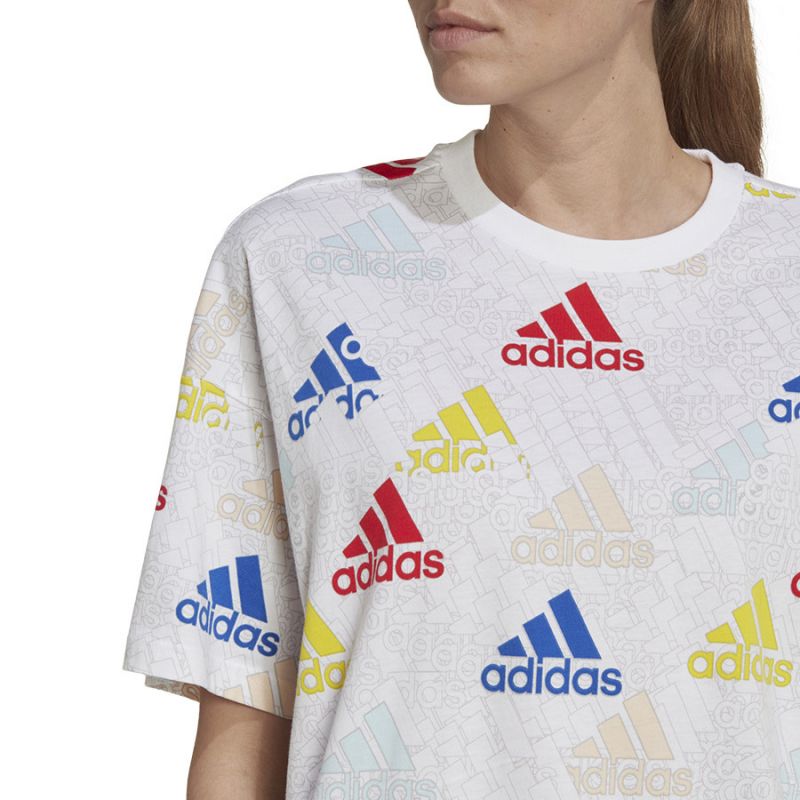 adidas T-shirt adidas Bluv Q3 Tee W HL4461 Póló Ruházat Póló - Sportmania.hu