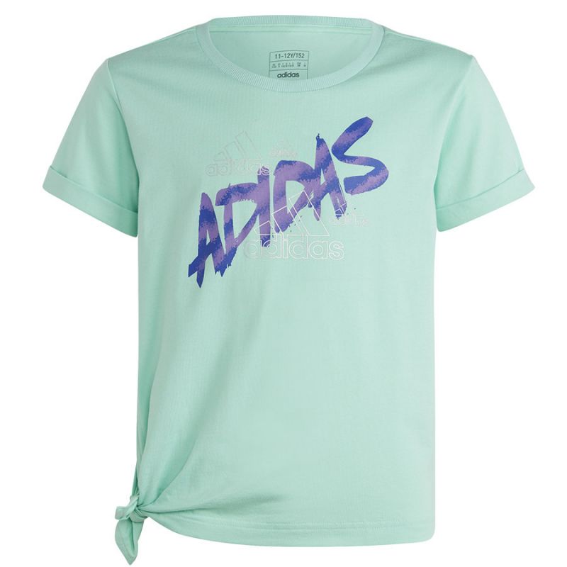 adidas T-shirt adidas Dance Knotted Tee Jr. HR5817 Póló - Sportmania.hu