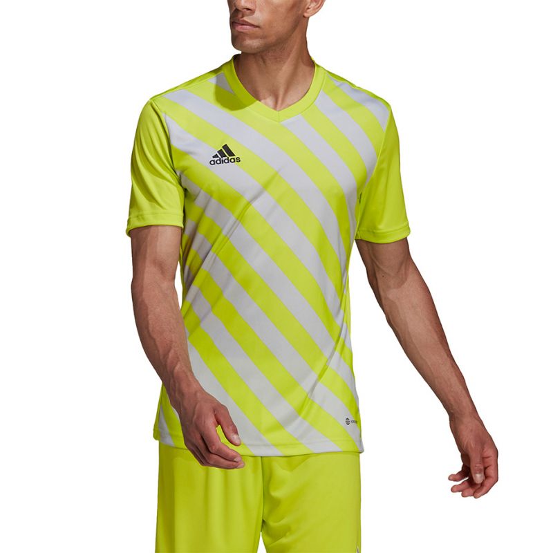 adidas T-shirt adidas Entrada 22 Graphic Jersey M HF0118 Póló Ruházat Póló - Sportmania.hu
