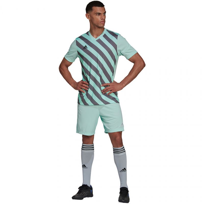 adidas T-shirt adidas Entrada 22 Graphic Jersey M HF0119 Póló Ruházat Póló - Sportmania.hu
