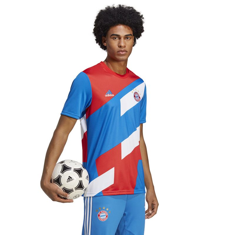 adidas T-shirt adidas FC Bayern Pre-Match JSY M HU1261 Ruházat Póló - Sportmania.hu