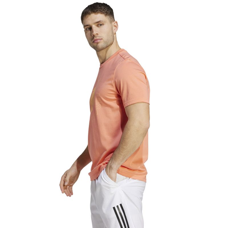 adidas T-shirt adidas RM Sun Graphic Tee M HZ9014 Ruházat Póló - Sportmania.hu