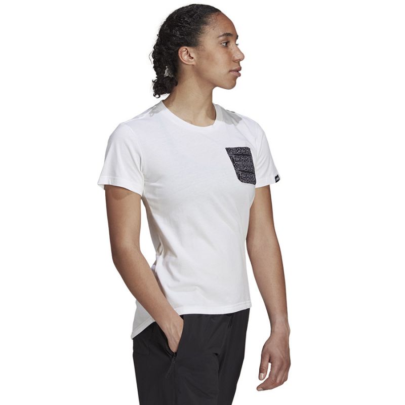 adidas T-shirt adidas TX Pocket Tee W GU8983 Póló - Sportmania.hu
