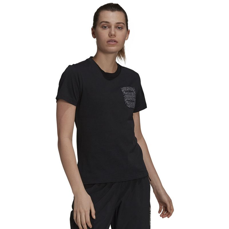 adidas T-shirt adidas TX Pocket Tee W GU8984 Póló - Sportmania.hu