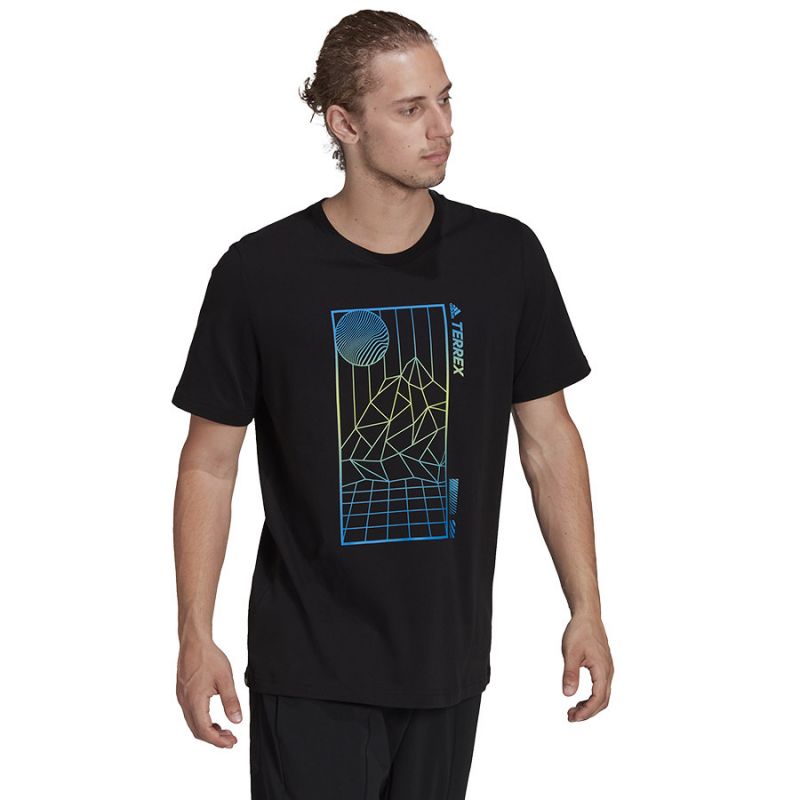 Adidas Terrex Mountain Fun Graphic Tee M H50930 Póló Ruházat Póló - Sportmania.hu