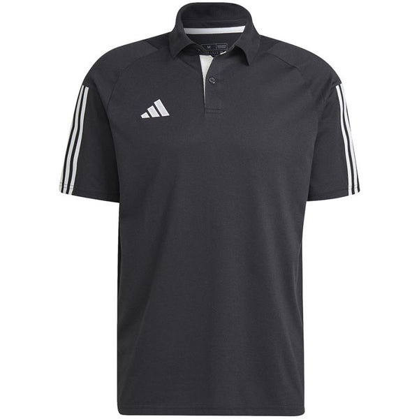 Adidas Tiro 23 Competition galléros póló, fekete Ruházat Póló
