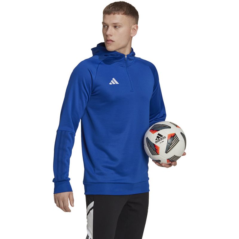 Adidas Tiro 23 Competition kapucnis pulóver, kék Pulóver - Sportmania.hu