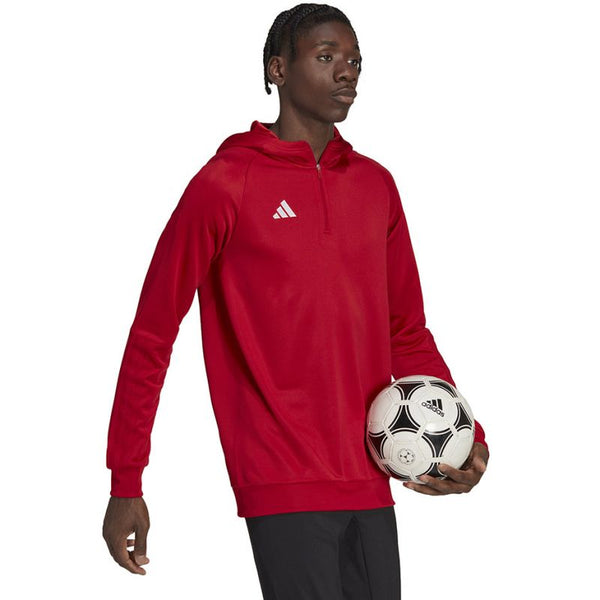 Adidas Tiro 23 Competition kapucnis pulóver, piros Pulóver