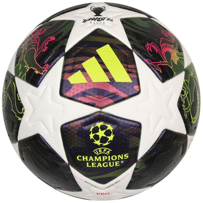 adidas UCL 25/26 Final Pro Purple and White BL labda JX9077
