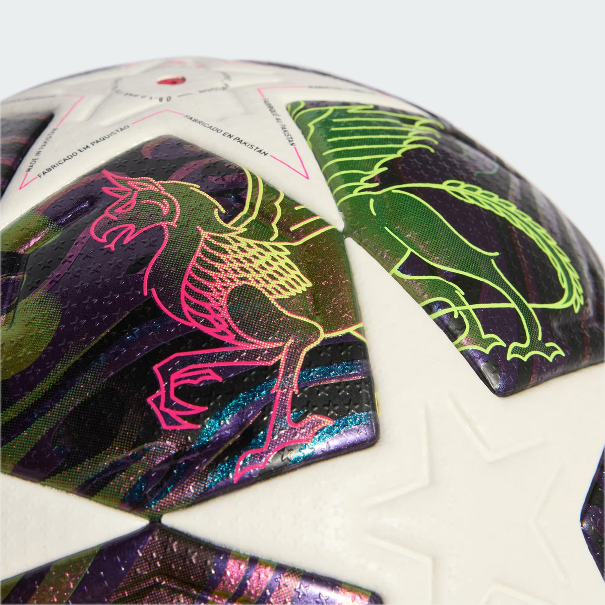 adidas UCL 25/26 Final Pro Purple and White BL labda JX9077