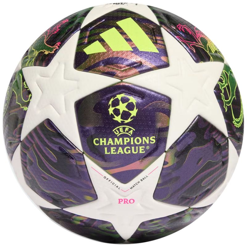 adidas UCL 25/26 Final Pro Purple and White BL labda JX9077