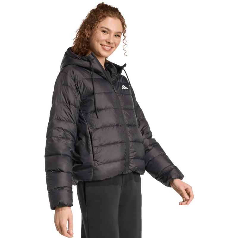 adidas Women's Essentials Climawarm Light Down Hoodie Black Kabát női KC1580