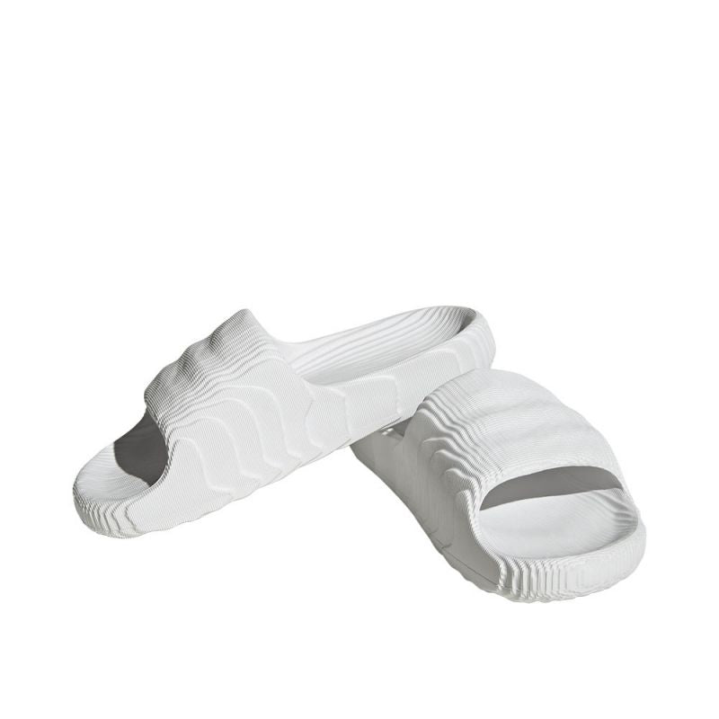 adidas Women's/men's adidas Adilette 22 Crystal White flip-flops with comfortable profiled sole white (HQ4672) Cipő