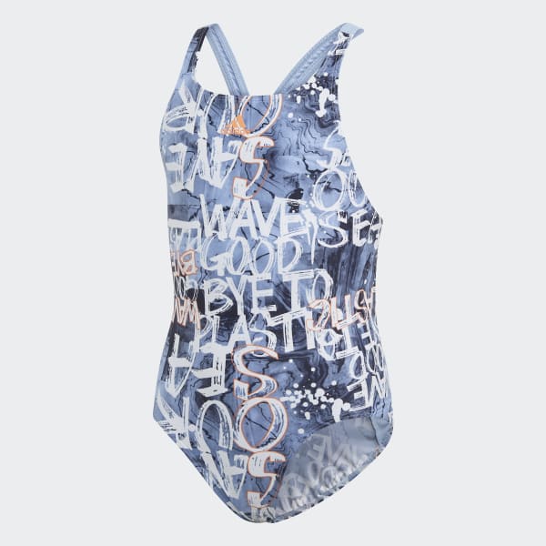 Adidas Ya Parley Suit Globlu/Semcor gyerek Fürdőruha