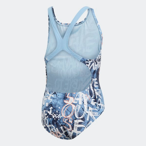 Adidas Ya Parley Suit Globlu/Semcor gyerek Fürdőruha