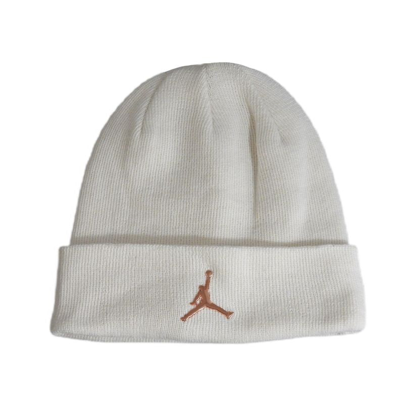 AIR Jordan Cuffed Beanie White - uniwersalny kötött sapka