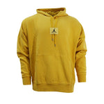 AIR Jordan Essentials Statement Fleece Washed Pullover Hoodie Yellow Ocher - sárga férfi pulóver