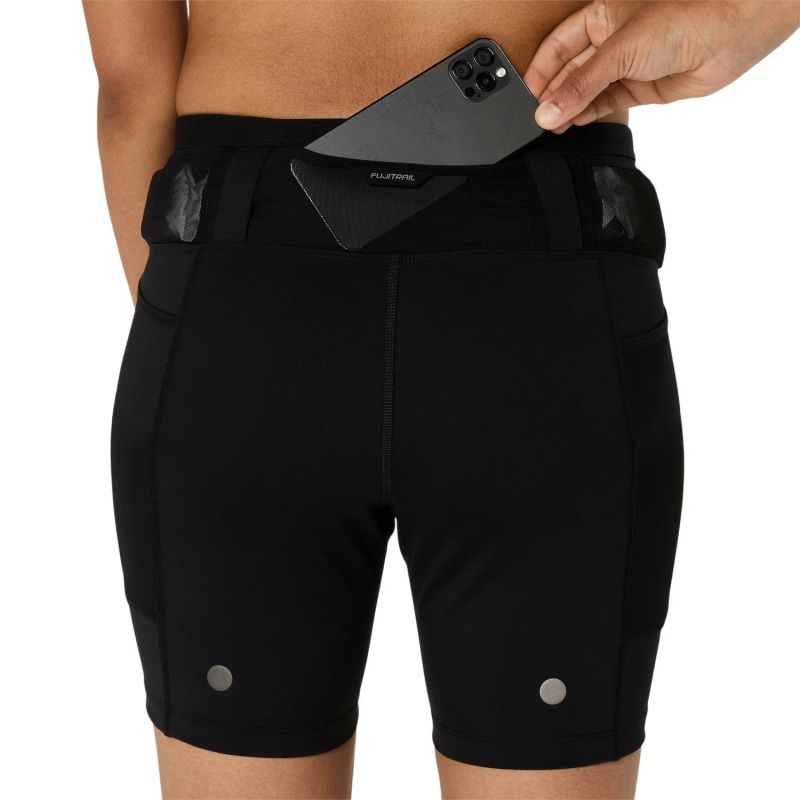 Asics Fujitrail Elite Sprinter Shorts W – fekete női ruházat 2012D204-001