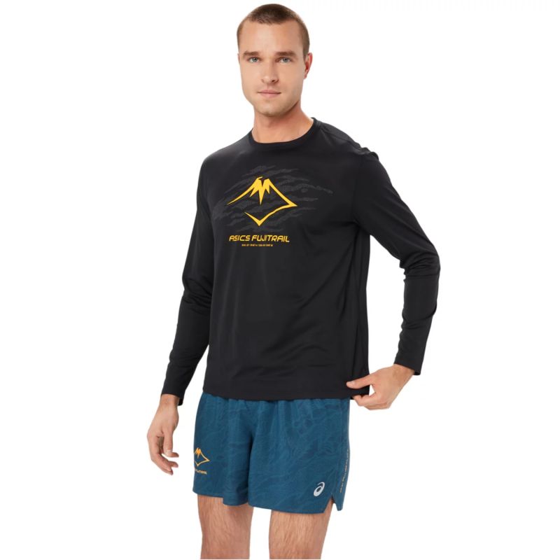 Asics Fujitrail Logo LS Top M 2011C987-001 T-shirt Póló - Sportmania.hu