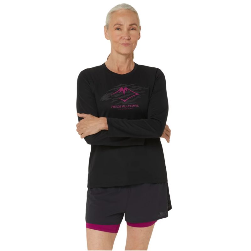 Asics Fujitrail Logo LS Top W 2012D042-001 T-shirt Póló - Sportmania.hu