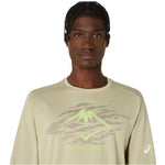 Asics Fujitrail Logo LS Top - Zöld Férfi Hosszúujjú Sportfelső 2011D391-300