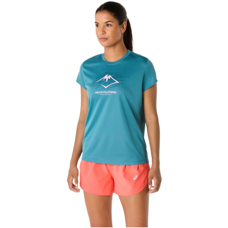 Asics Fujitrail Logo SS Top W 2012C971-425 Ruházat