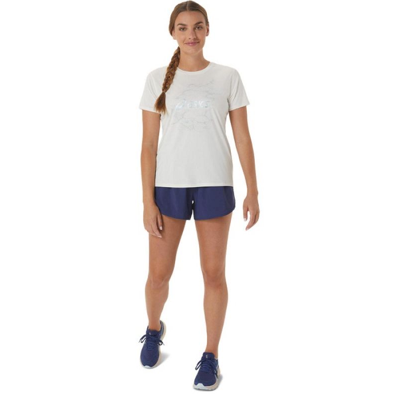 Asics Nagino Graphic Run SS Top W 2012C752-100 T-shirt Póló - Sportmania.hu
