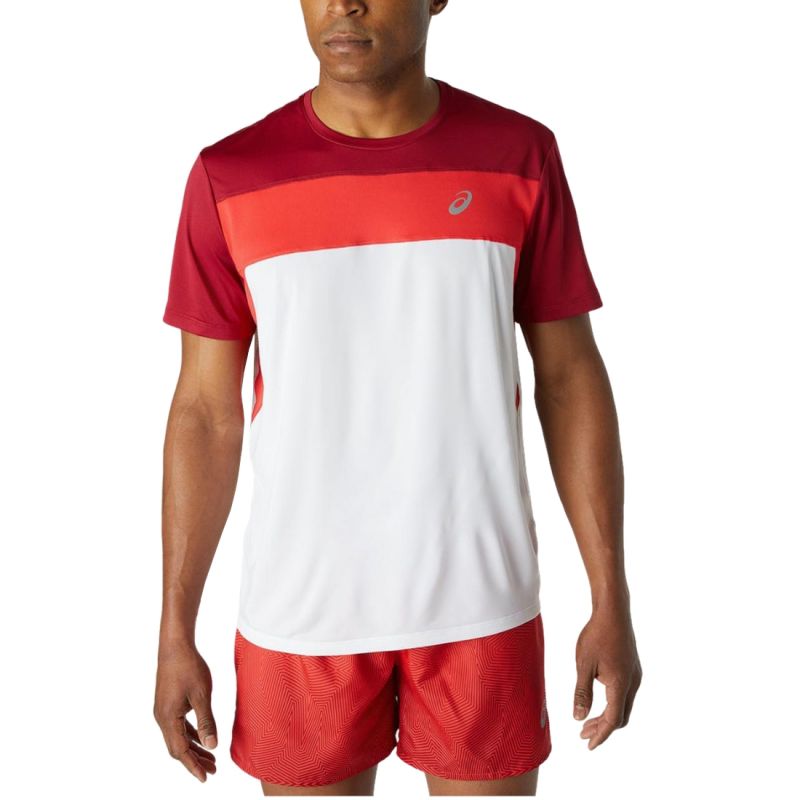 Asics Race SS Top Tee M 2011A781-107 Póló Ruházat Póló - Sportmania.hu