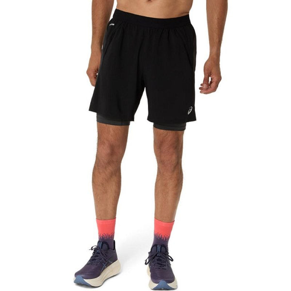 Asics Road 2N1 7IN Shorts M 2011D246001 Ruházat