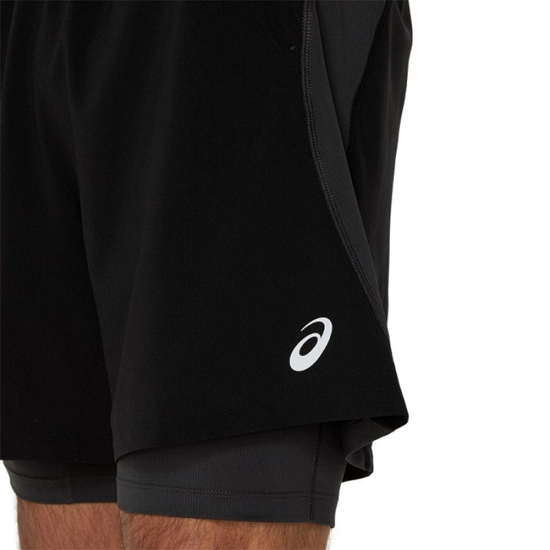 Asics Road 2N1 7IN Shorts M 2011D246001 Ruházat