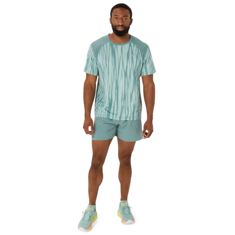 Asics Road All Over Print SS Top M 2011D092-300 T-shirt Póló - Sportmania.hu