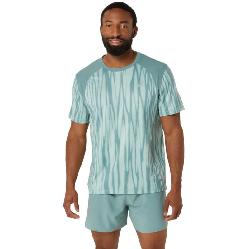 Asics Road All Over Print SS Top M 2011D092-300 T-shirt Póló - Sportmania.hu