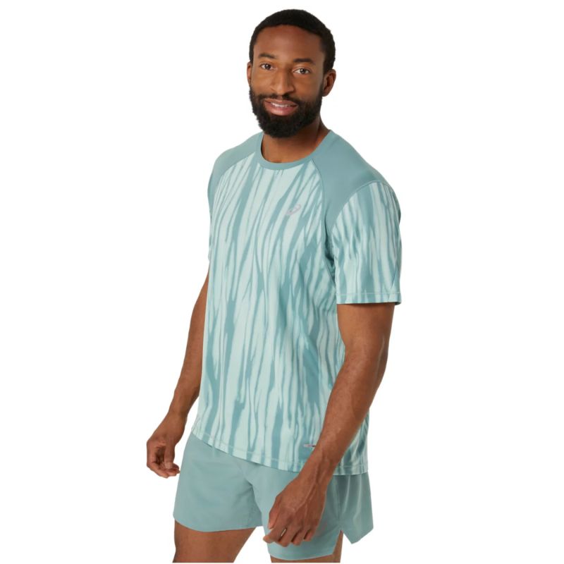 Asics Road All Over Print SS Top M 2011D092-300 T-shirt Póló - Sportmania.hu