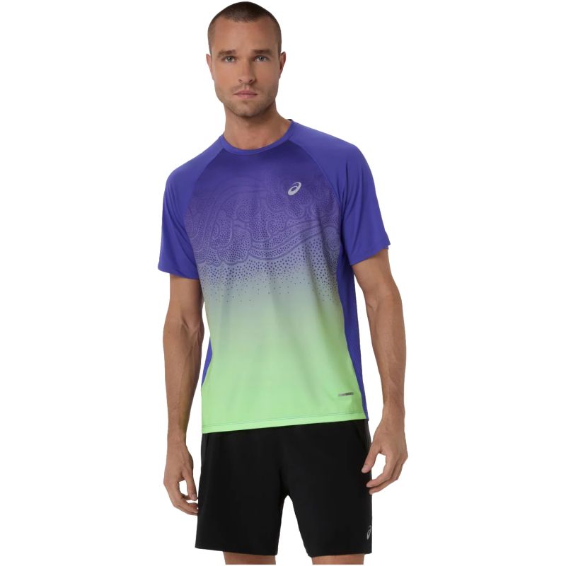 Asics Road Fade SS Top póló, kék