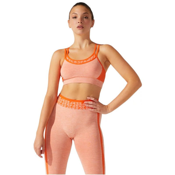 Asics Sports bra Asics Cropped Logo Seamless Bra W 2032B791-800 Ruházat Sportmelltartó