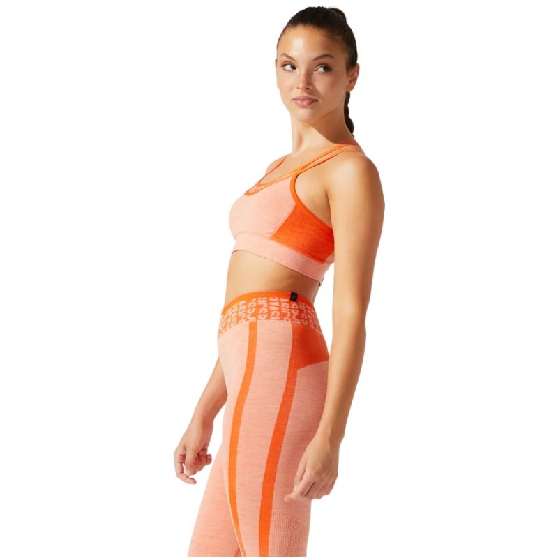Asics Sports bra Asics Cropped Logo Seamless Bra W 2032B791-800 Ruházat Sportmelltartó - Sportmania.hu
