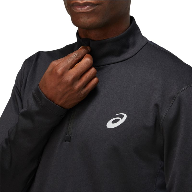Asics T-shirt Asics Core LS 1/2 Zip Winter Top M 2011C347-001 Póló Ruházat Póló - Sportmania.hu