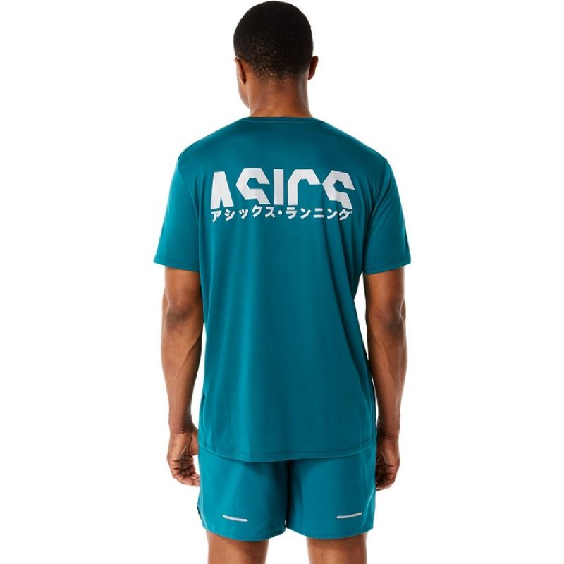 Asics T-shirt Asics Katakana SS Top M 2011A813303 Póló - Sportmania.hu