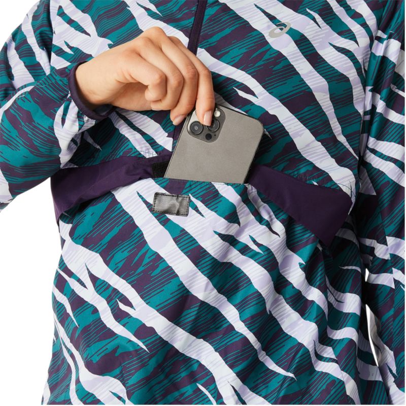Asics Wild Camo Anorak Jacket W 2012C495-500 Kabát - Sportmania.hu