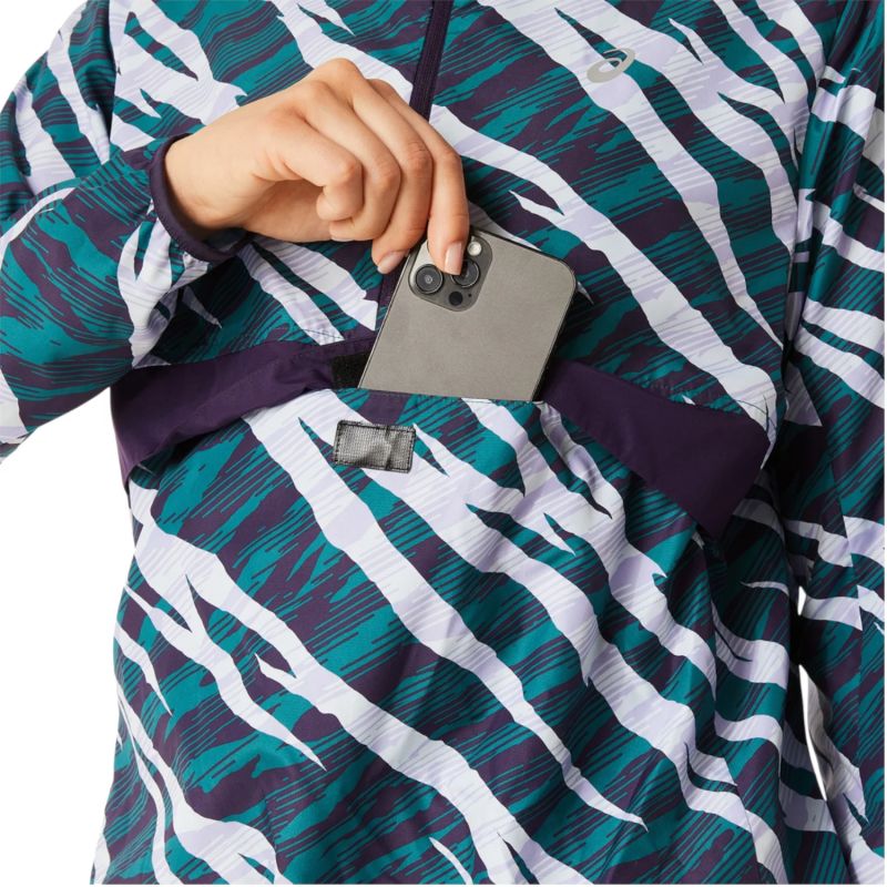 Asics Wild Camo Anorak Jacket W 2012C495-500 Kabát - Sportmania.hu