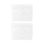 Asics Wrist Band, 2 pcs, white, fehér karszalag 3043A143100