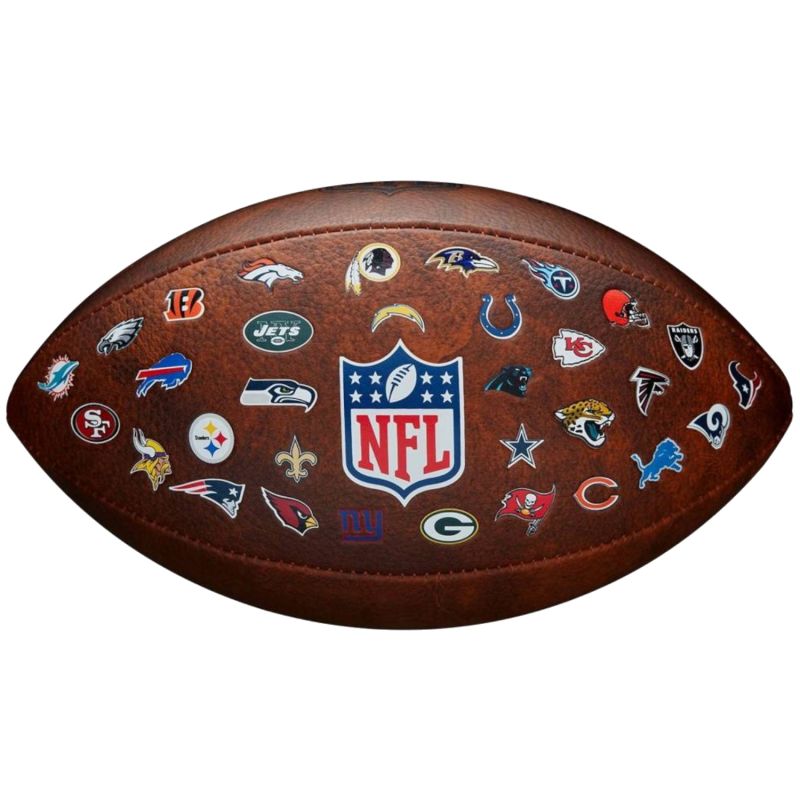 Ball Wilson Nfl Jr Throwback Fb 32 Team Logo Ball - Sportmania.hu