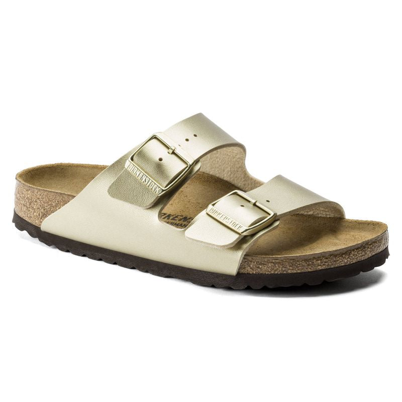 Birkenstock Arizona Birko-Flor Gold Women's Slides Regular Wide (1016110) cipő - Sportmania.hu