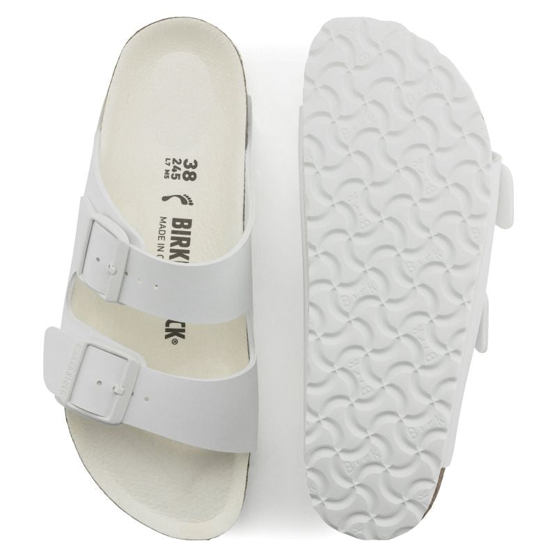 Birkenstock Arizona Birko-Flor Regular Women's/Men's Flip-Flops for Wide Feet for Summer White (1019061) cipő - Sportmania.hu