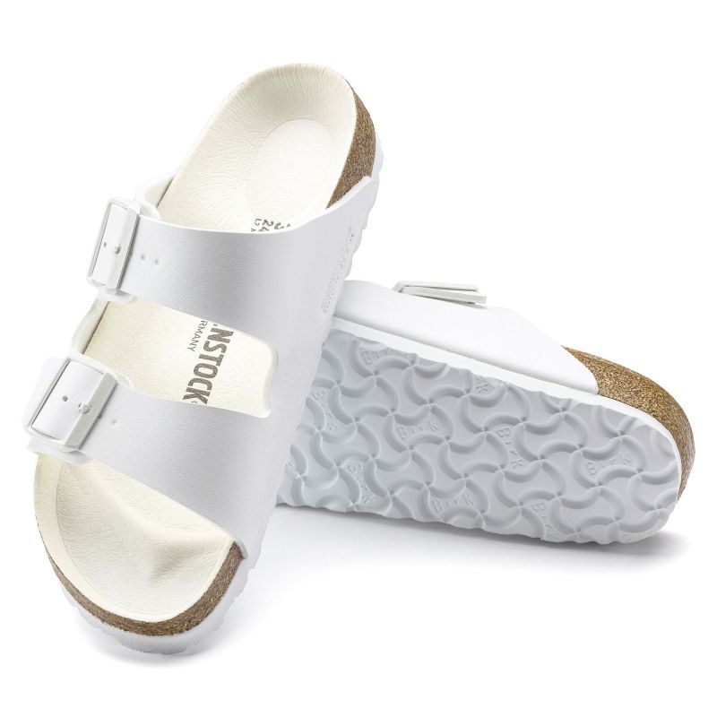 Birkenstock Arizona Birko-Flor Regular Women's/Men's Flip-Flops for Wide Feet for Summer White (1019061) cipő - Sportmania.hu