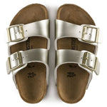 Birkenstock Arizona Kids Birko-Flor Electric Metallic Gold Narrow Girls' Flip-Flops (1014841) cipő - Sportmania.hu