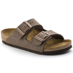 Birkenstock Arizona Kids Birko-Flor Nubuk Mocha narrow flip-flops for kids (0552893) Papucs - Sportmania.hu