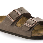 Birkenstock Arizona Kids Birko-Flor Nubuk Mocha narrow flip-flops for kids (0552893) Papucs - Sportmania.hu
