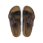 Birkenstock Arizona Soft Footbed Oiled Leather Habana Narrow Women's Slides (0452763) cipő - Sportmania.hu